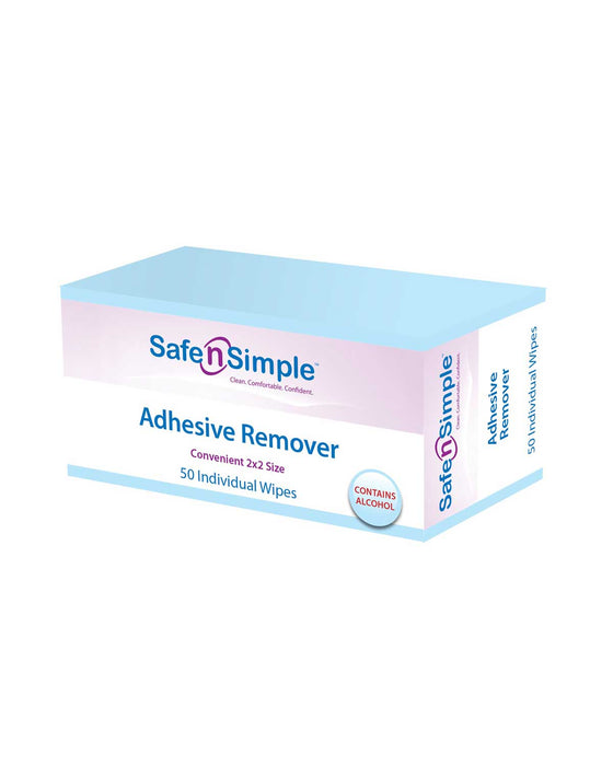 Simple Remover Safe n Simple Adhesive Remover (Alcohol Base) (50/box) — McKin Health