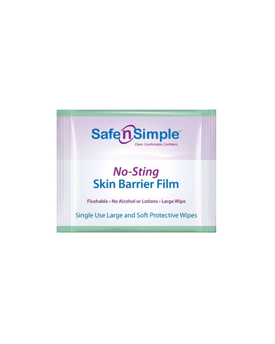 Lingettes de film protecteur pour la peau Safe n Simple No-Sting