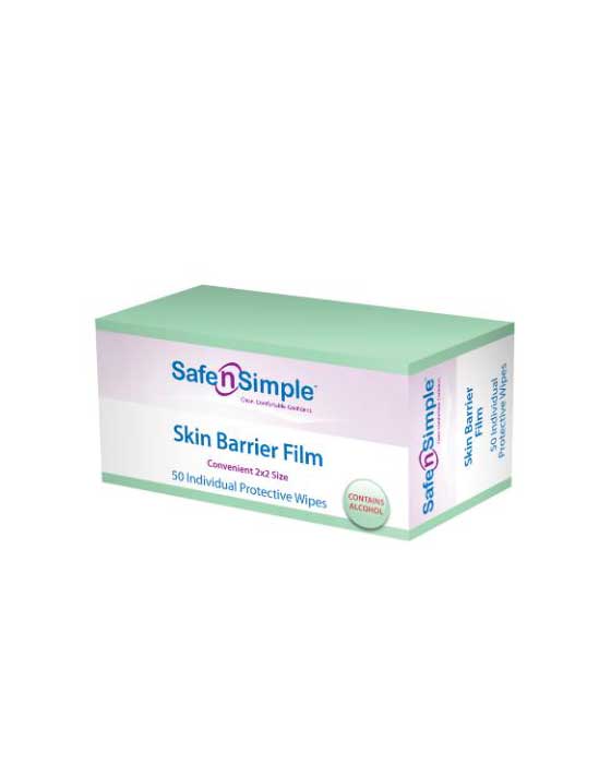 Safe n Simple Skin Barrier Film Wipes (contains alcohol) — McKin Health