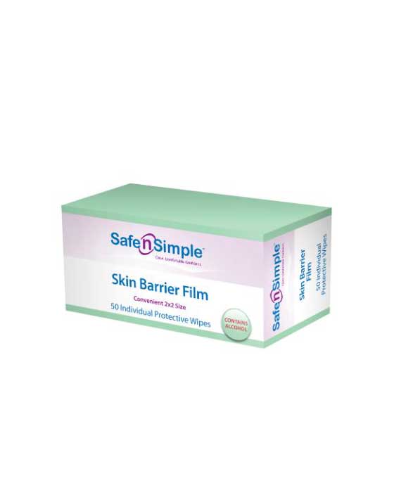 Safe n Simple Skin Barrier Film Wipes (contains alcohol)