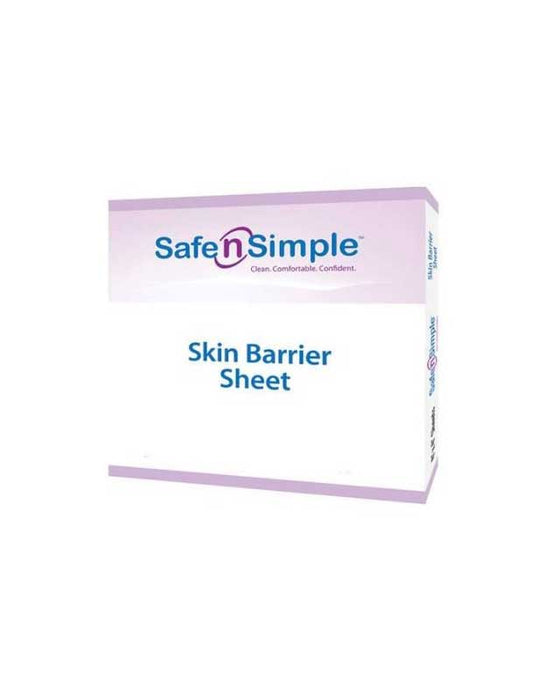 Feuille de barrière cutanée Safe n Simple 4"x4" (5/boîte)