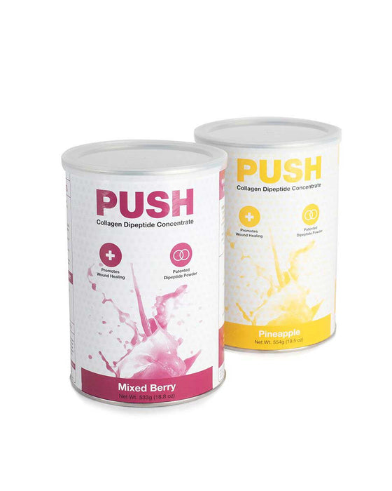 PUSH Collagen Dipeptide Concentrate - Canister - Mixed Berry